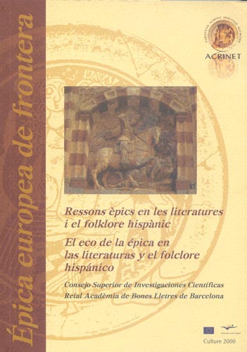 Imagen de portada del libro Ressons èpics en les literatures i el folklore hispànic
