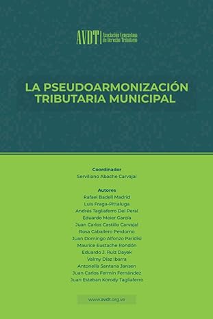 Imagen de portada del libro La pseudoarmonización tributaria municipal