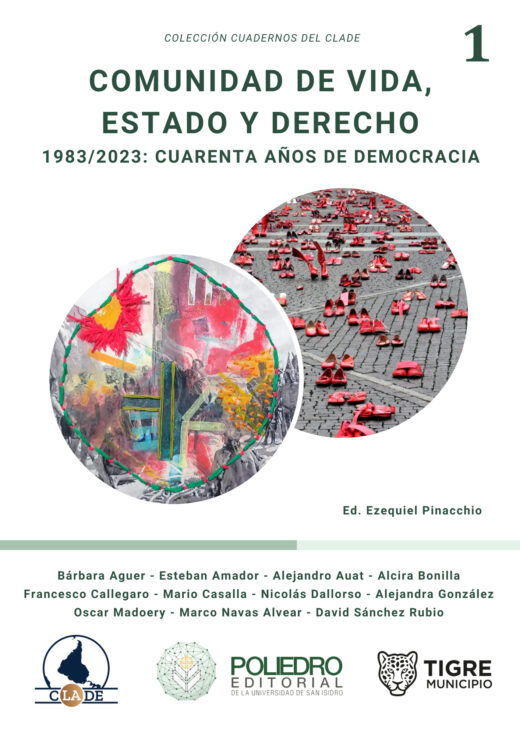 Imagen de portada del libro Comunidad de vida, estado y derecho. 1983-2023: cuarenta años de democracia