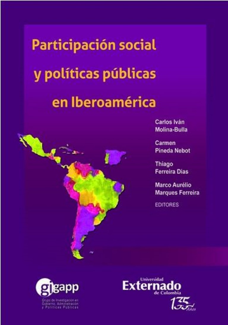 Imagen de portada del libro Participación social y políticas públicas en Iberoamérica