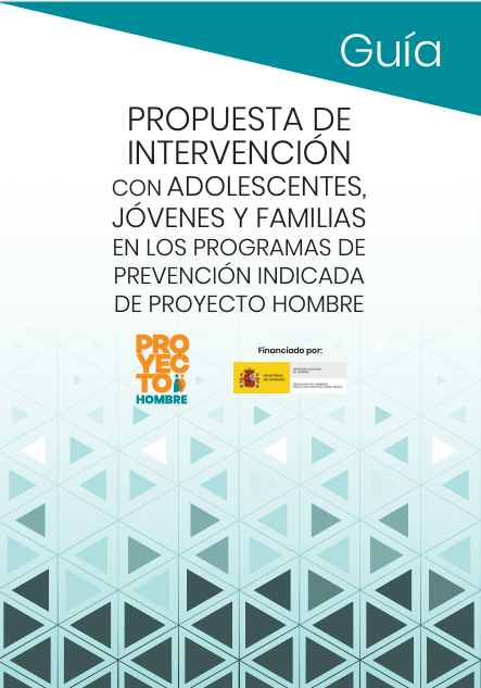 Imagen de portada del libro Propuesta de intervención con adolescentes, jóvenes y familias en los programas de prevención indicada de Proyecto Hombre