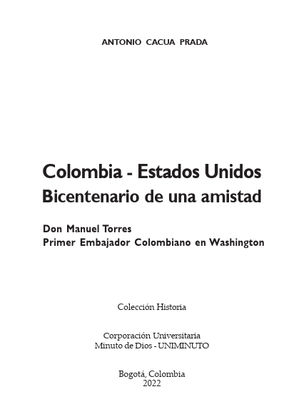 Imagen de portada del libro Colombia - Estados Unidos. Bicentenario de una amistad