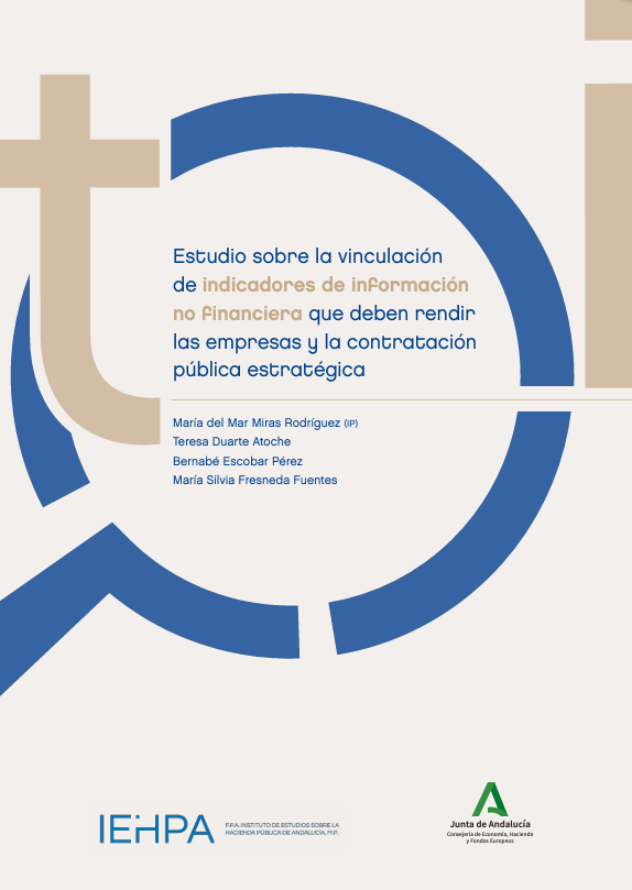 Imagen de portada del libro Estudio sobre la vinculación de indicadores de información no financiera que deben rendir las empresas y la contratación pública estratégica