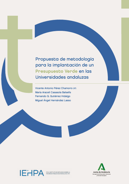 Imagen de portada del libro Propuesta de metodología para la implantación de un Presupuesto Verde en las Universidades andaluzas