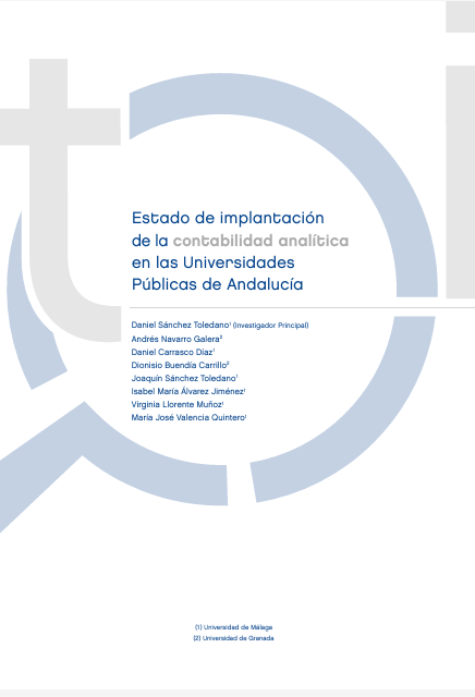 Imagen de portada del libro Estado de implantación de la contabilidad analítica en las Universidades Públicas de Andalucía