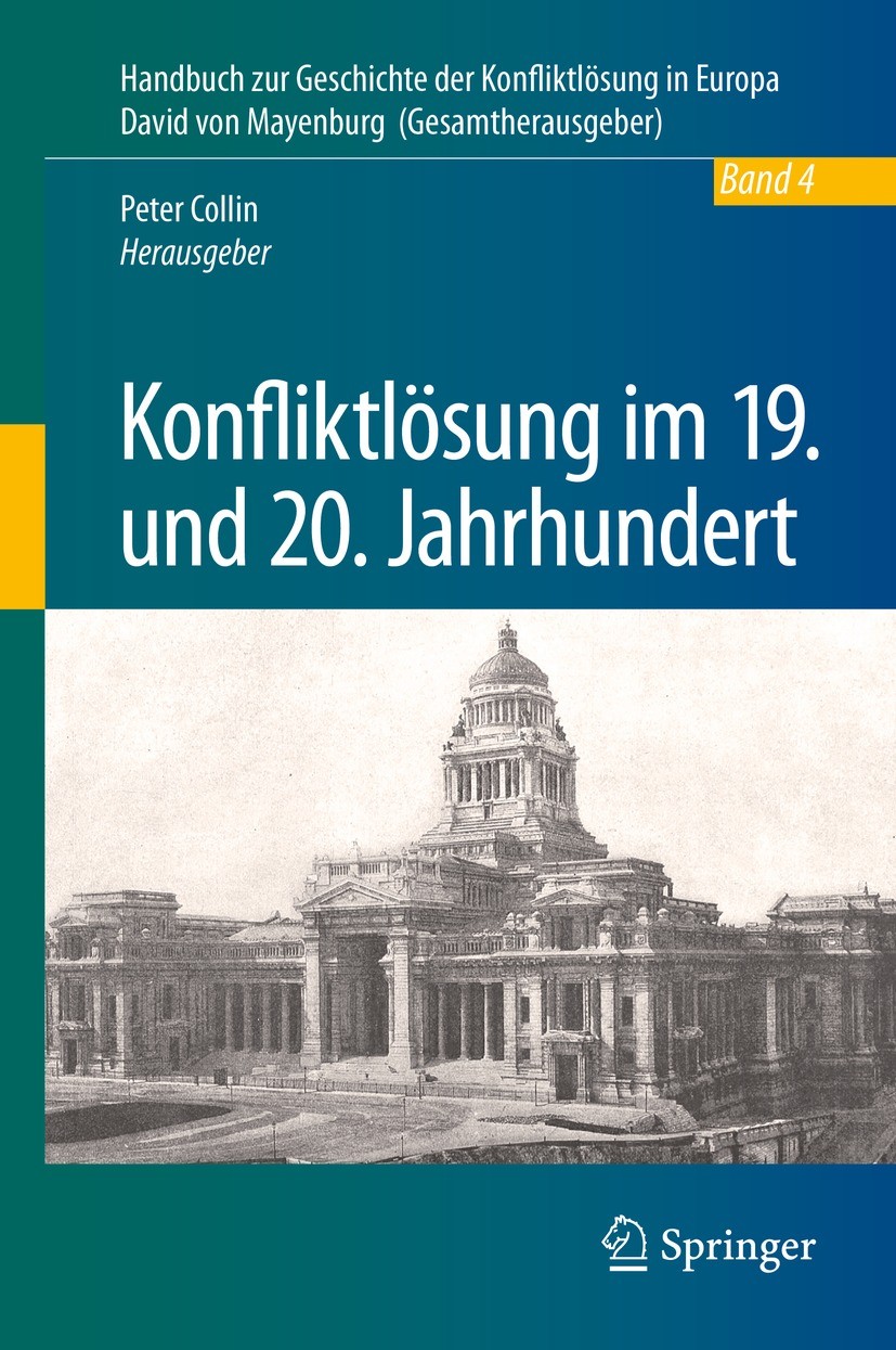 Imagen de portada del libro Konfliktlösung im 19. und 20 Jahrhundert