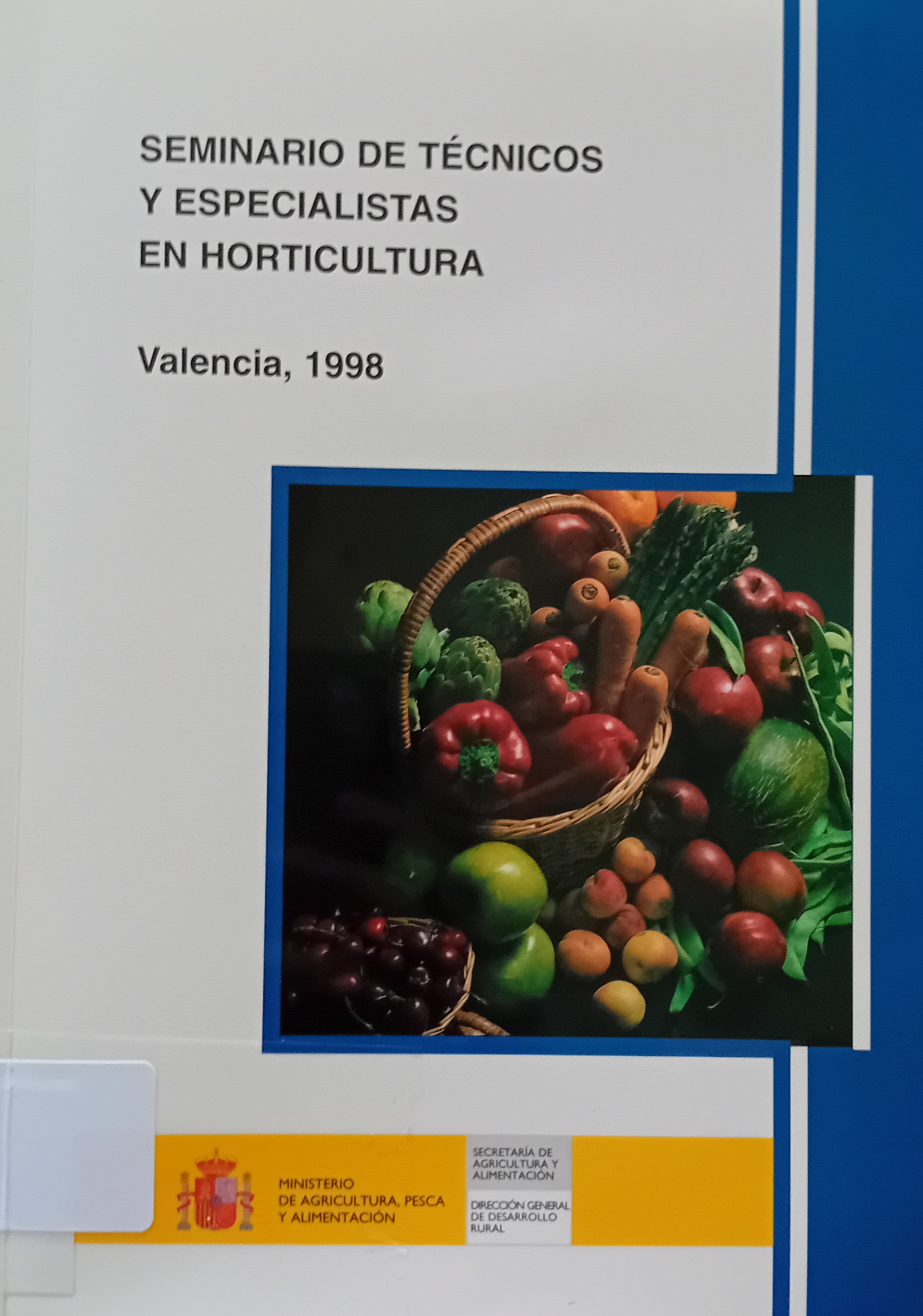Imagen de portada del libro XXVIII Seminario de Técnicos y Especialistas en Horticultura