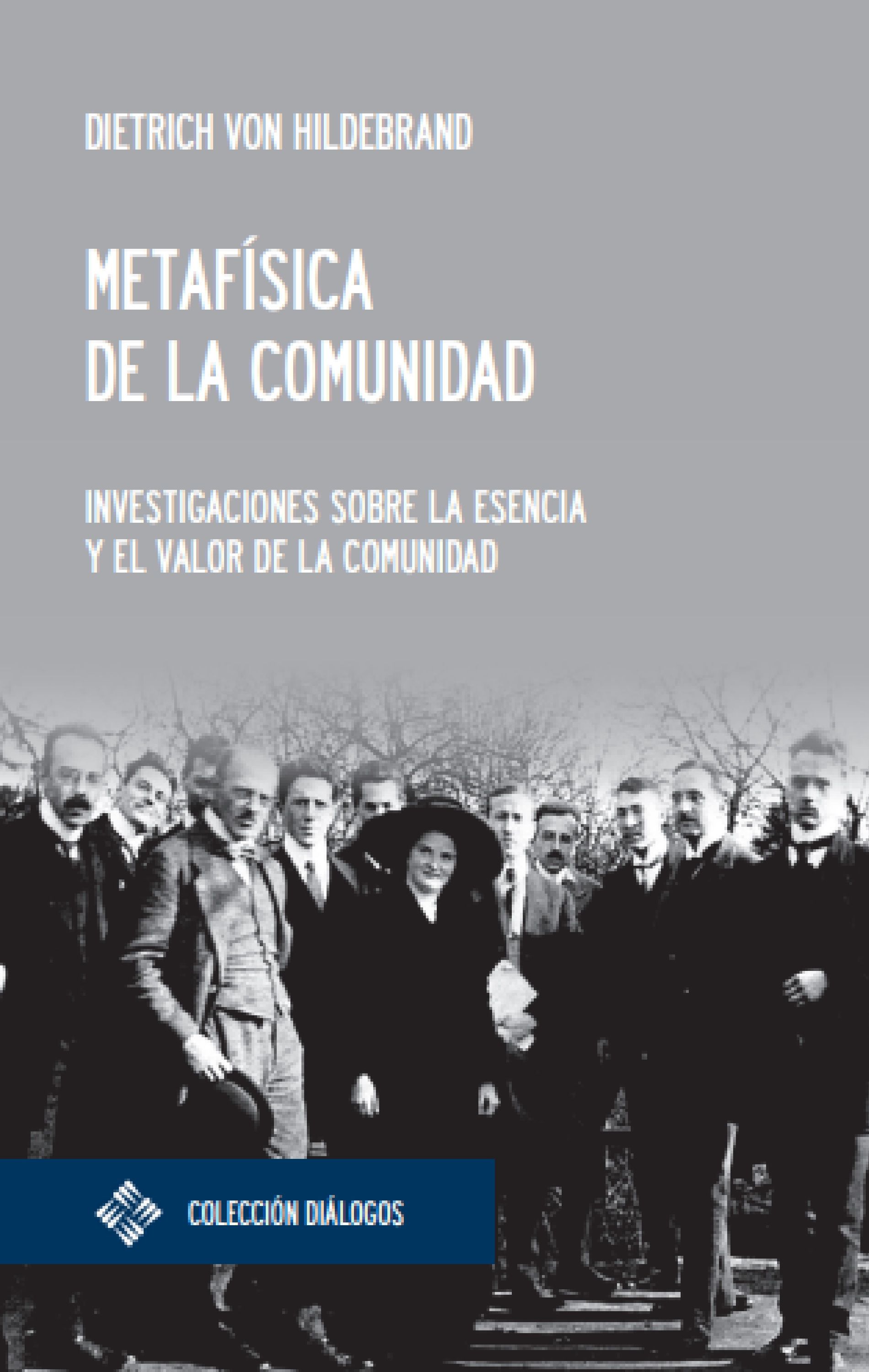 Imagen de portada del libro Metafísica de la comunidad