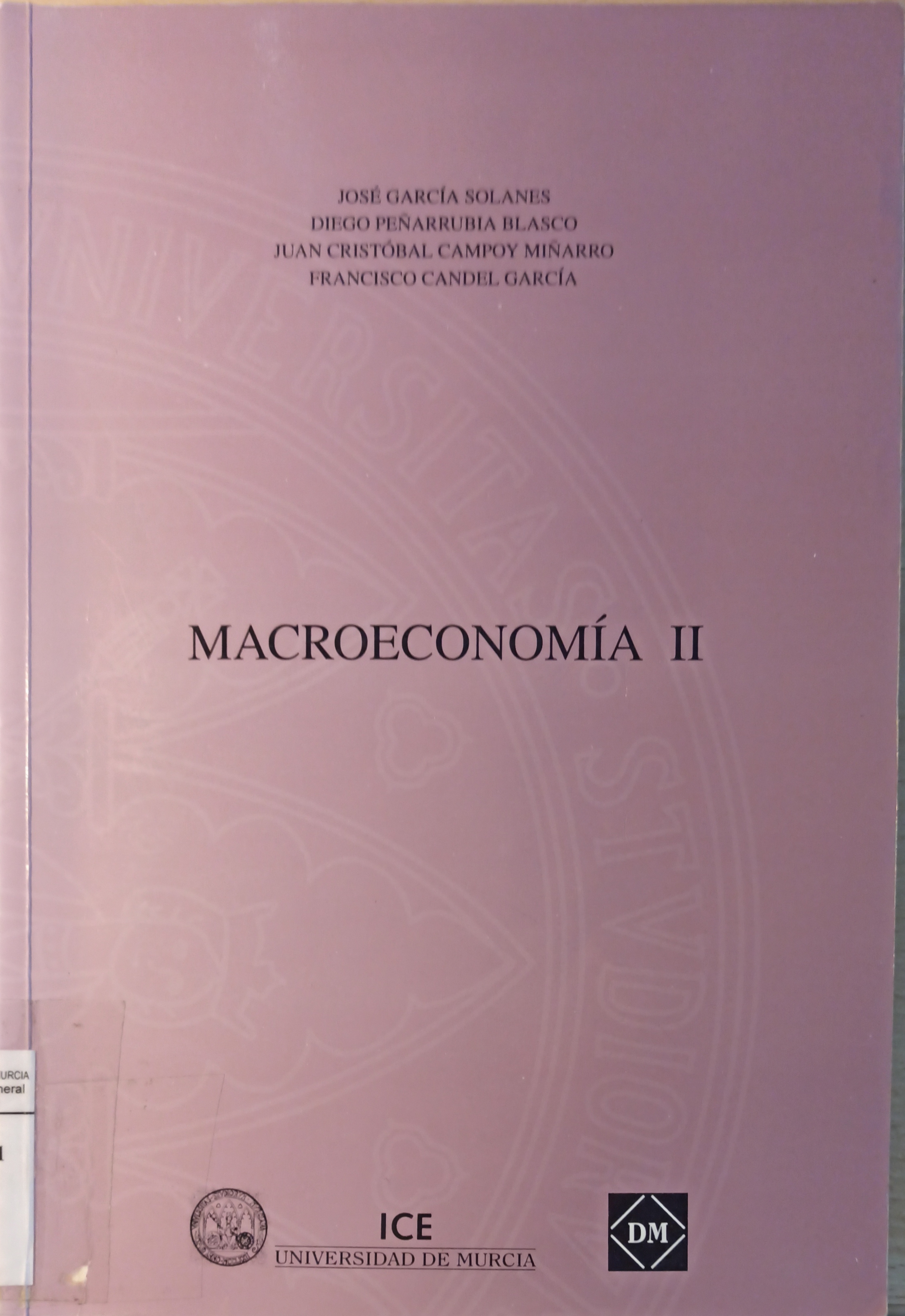 Imagen de portada del libro Macroeconomía II