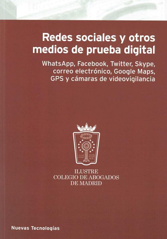 Imagen de portada del libro Redes sociales y otros medios de prueba digital