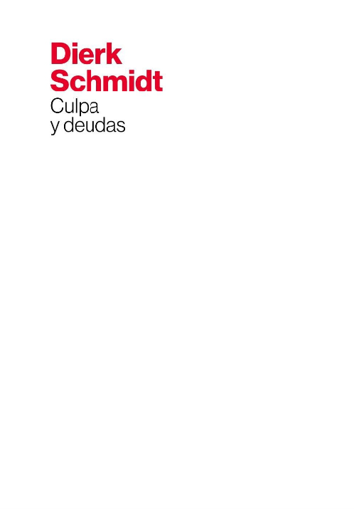 Imagen de portada del libro Dierk Schmidt