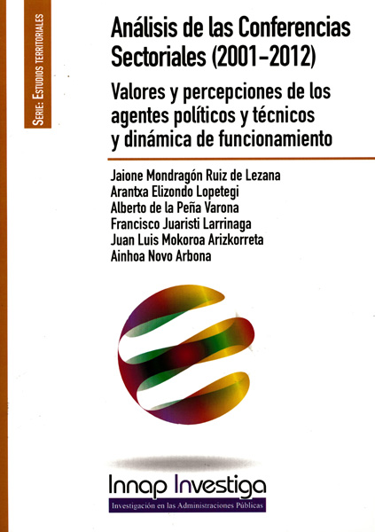 Imagen de portada del libro Análisis de las conferencias sectoriales (2001-2012)