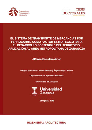 Imagen de portada del libro El sistema de transporte de mercancías por ferrocarril como factor estratégico para el desarrollo sostenible del territorio