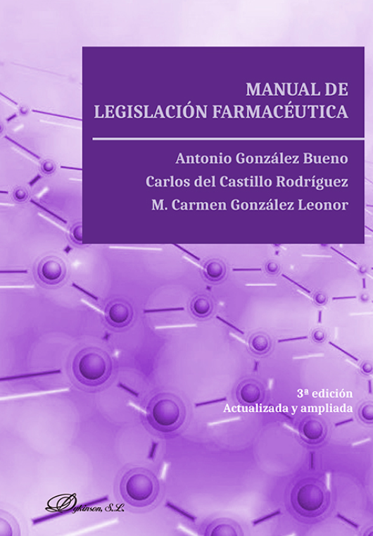 Imagen de portada del libro Manual de legislación farmacéutica