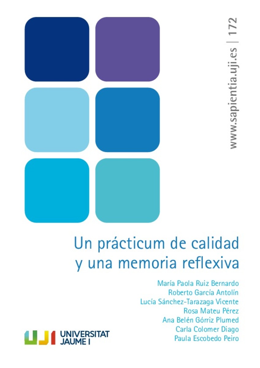Imagen de portada del libro Un prácticum de calidad y una memoria reflexiva