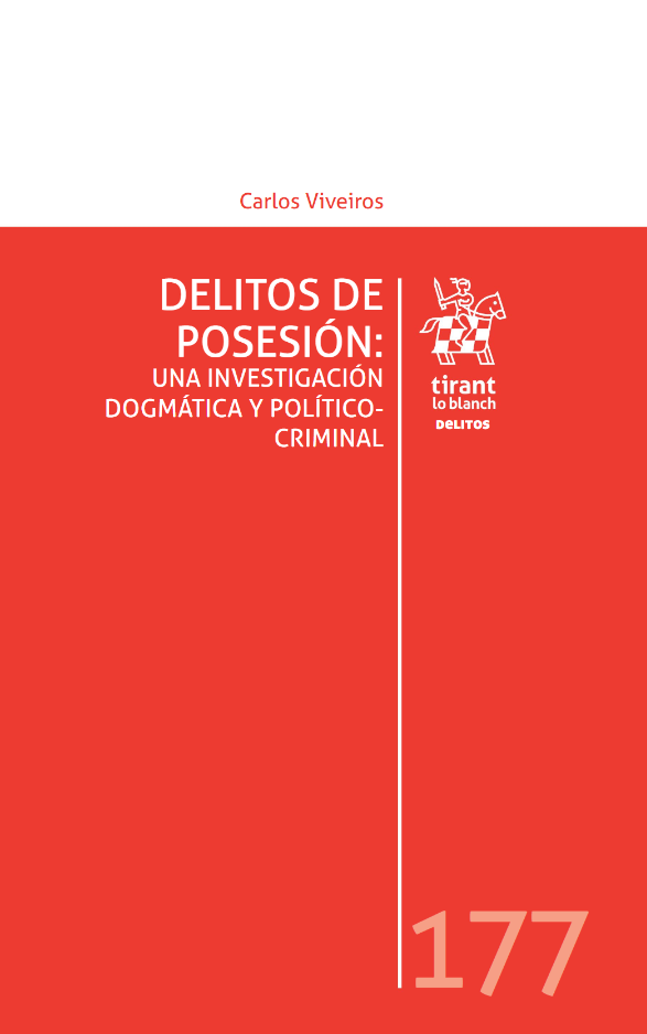 Imagen de portada del libro Delitos de posesión