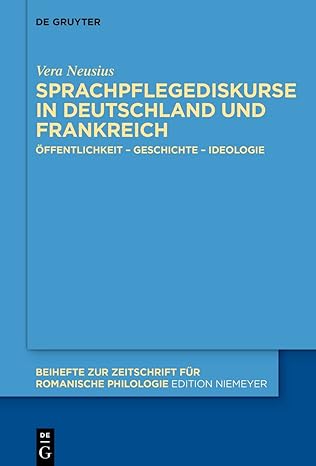 Imagen de portada del libro Sprachpflegediskurse in Deutschland und Frankreich