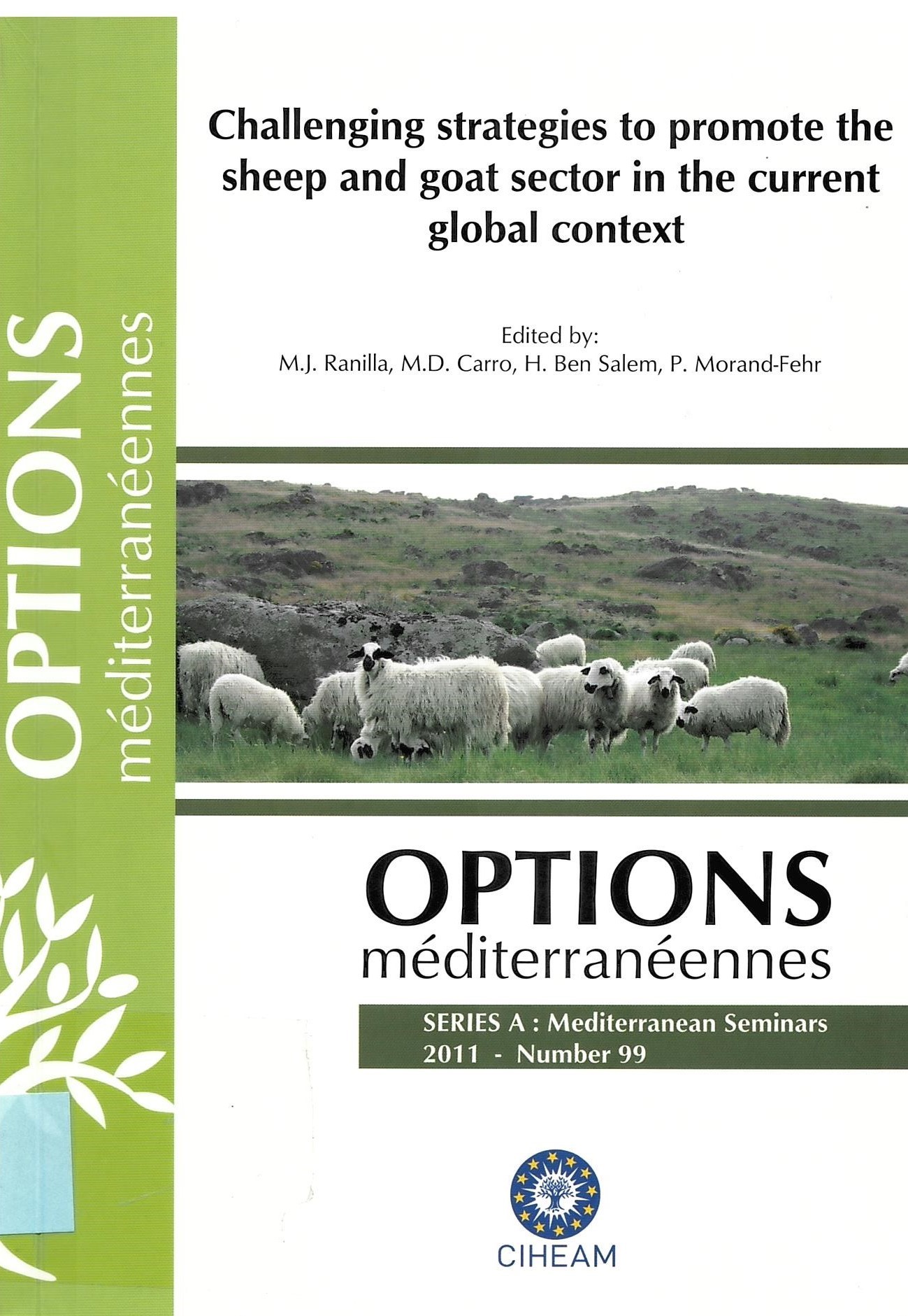 Imagen de portada del libro Challenging strategies to promote the sheep and goat sector current global context