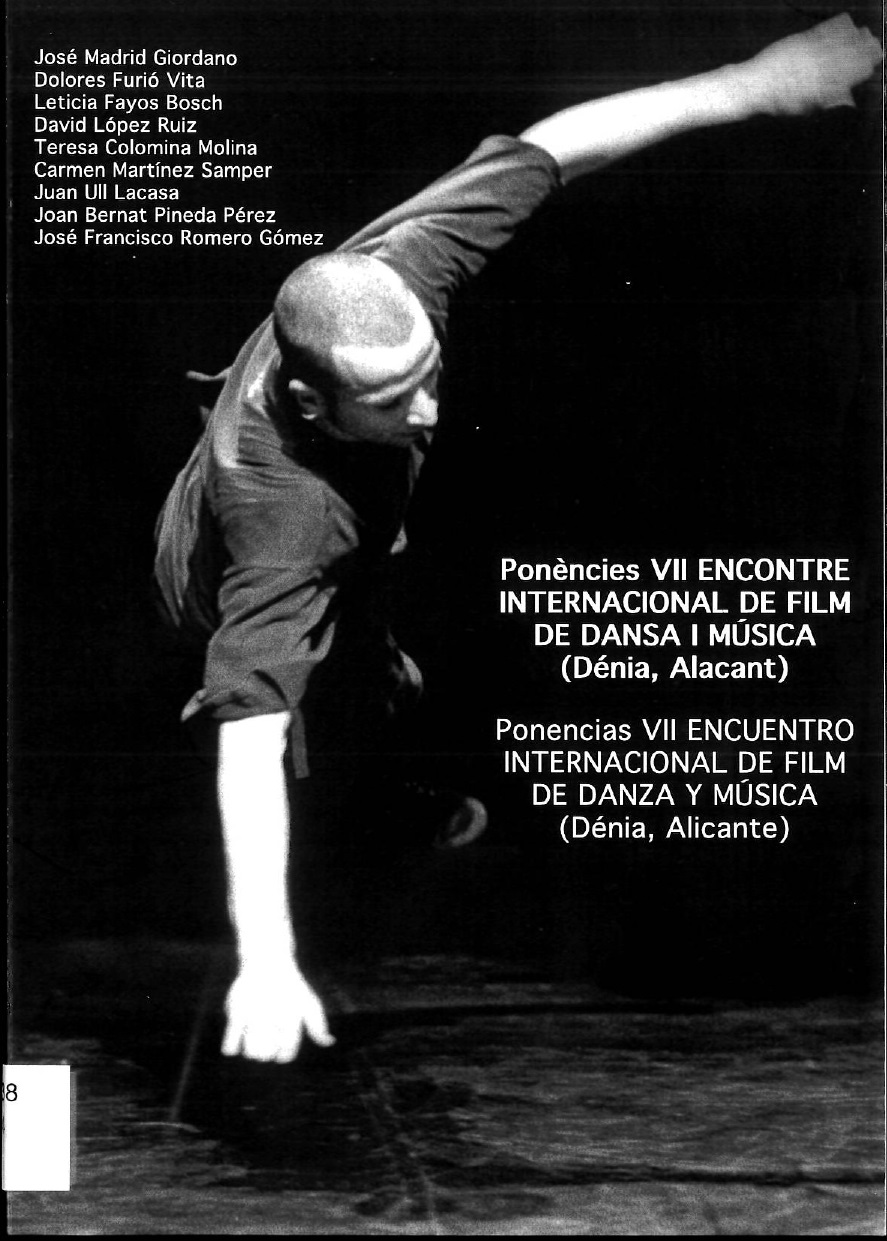 Imagen de portada del libro Ponències VII Encontre Internacional de Film de Dansa i Música