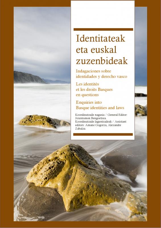 Imagen de portada del libro Identitateak eta euskal zuzenbideak
