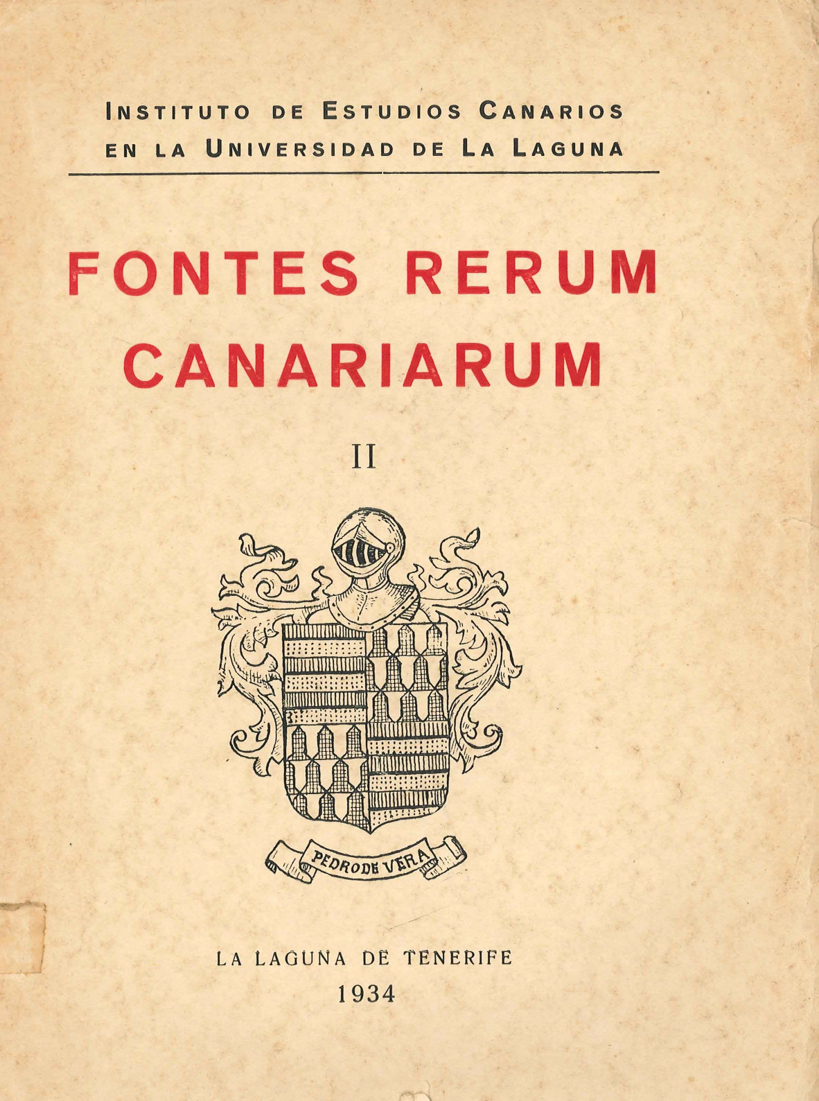 Imagen de portada del libro Una fuente contemporánea de la conquista de Canarias