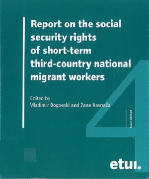 Imagen de portada del libro Report on the social security rights of short-term third-country national migrant workers