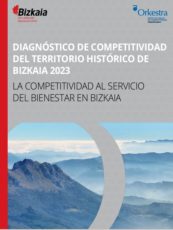 Imagen de portada del libro Diagnóstico de Competitividad del Territorio Histórico de Bizkaia 2023