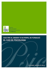 Imagen de portada del libro Guia per al disseny d'un perfil de formació: el cas de psicologia