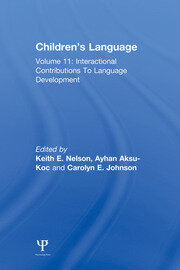 Imagen de portada del libro Children's language interactional contributions to development
