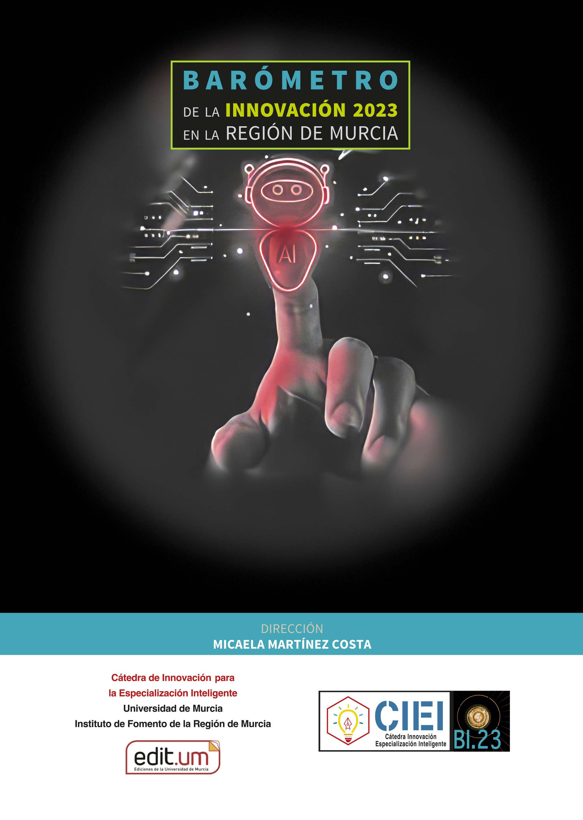 Imagen de portada del libro Barómetro de la innovación 2023 en la Región de Murcia