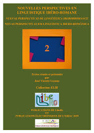 Imagen de portada del libro Nouvelles perspectives en linguistique ibéro-romane
