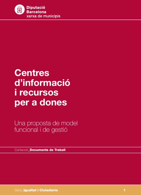 Imagen de portada del libro Centres d'informació i recursos per a dones