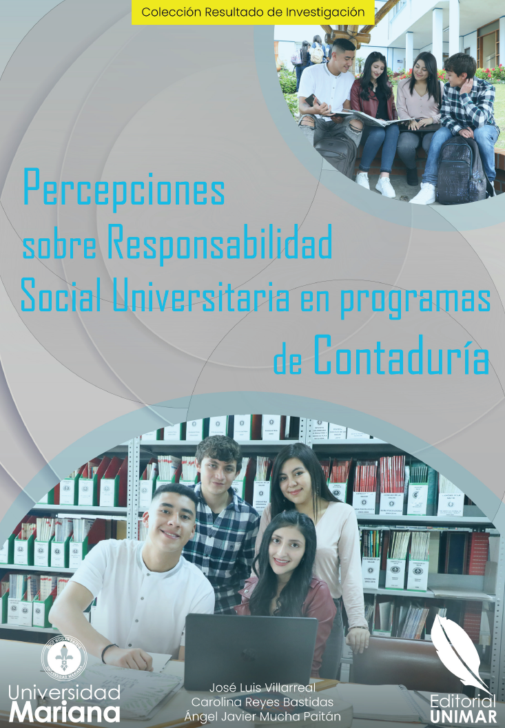 Imagen de portada del libro Percepciones sobre responsabilidad social universitaria en programas de contaduría