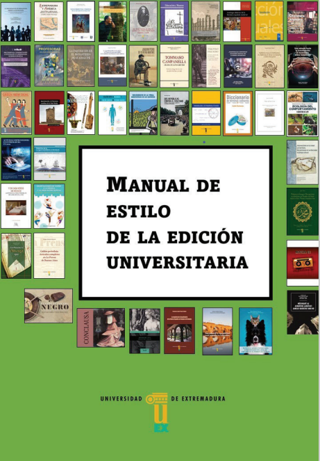 Imagen de portada del libro Manual de estilo de la edición universitaria