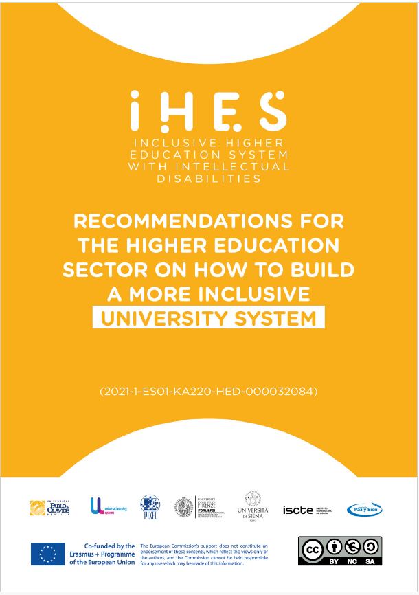 Imagen de portada del libro Recomendaciones para el sector de la educación superior sobre cómo construir un sistema universitario más inclusivo