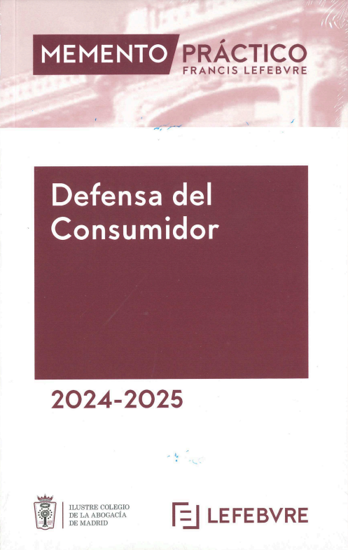 Imagen de portada del libro Defensa del Consumidor 2024-2025