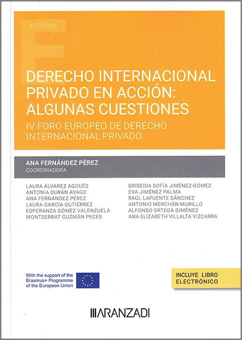 Imagen de portada del libro Derecho internacional privado en acción: algunas cuestiones