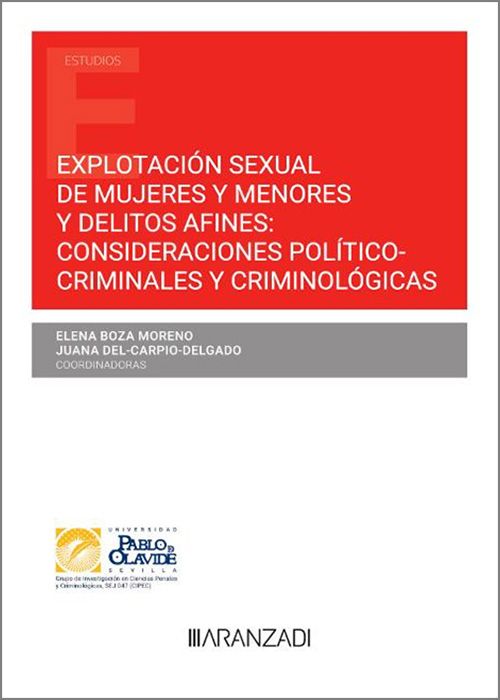 Imagen de portada del libro Explotación sexual de mujeres y menores y delitos afines