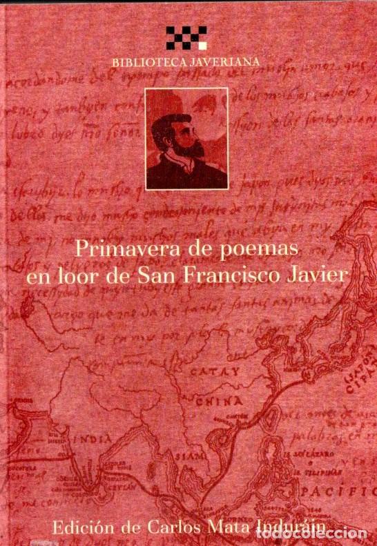 Imagen de portada del libro Primavera de poemas en loor de San Francisco Javier