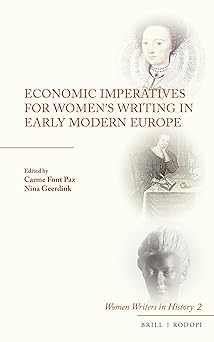 Imagen de portada del libro Economic Imperatives for Women's Writing in Early Modern Europe