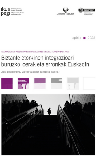 Imagen de portada del libro Biztanle etorkinen integrazioari buruzko joerak eta erronkak Euskadin