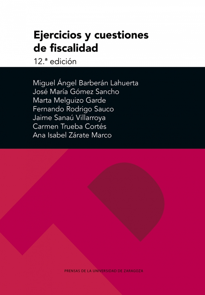 Imagen de portada del libro Ejercicios y cuestiones de fiscalidad