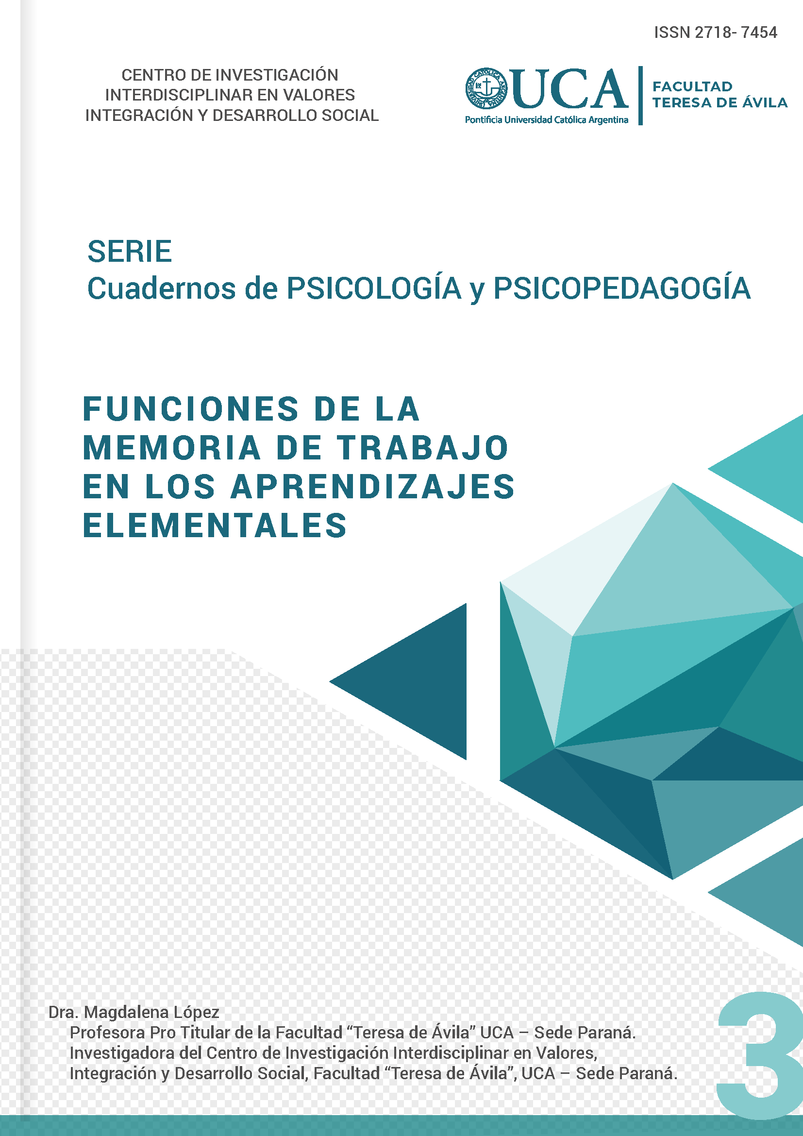 Imagen de portada del libro Funciones de la Memoria de Trabajo en los aprendizajes elementales