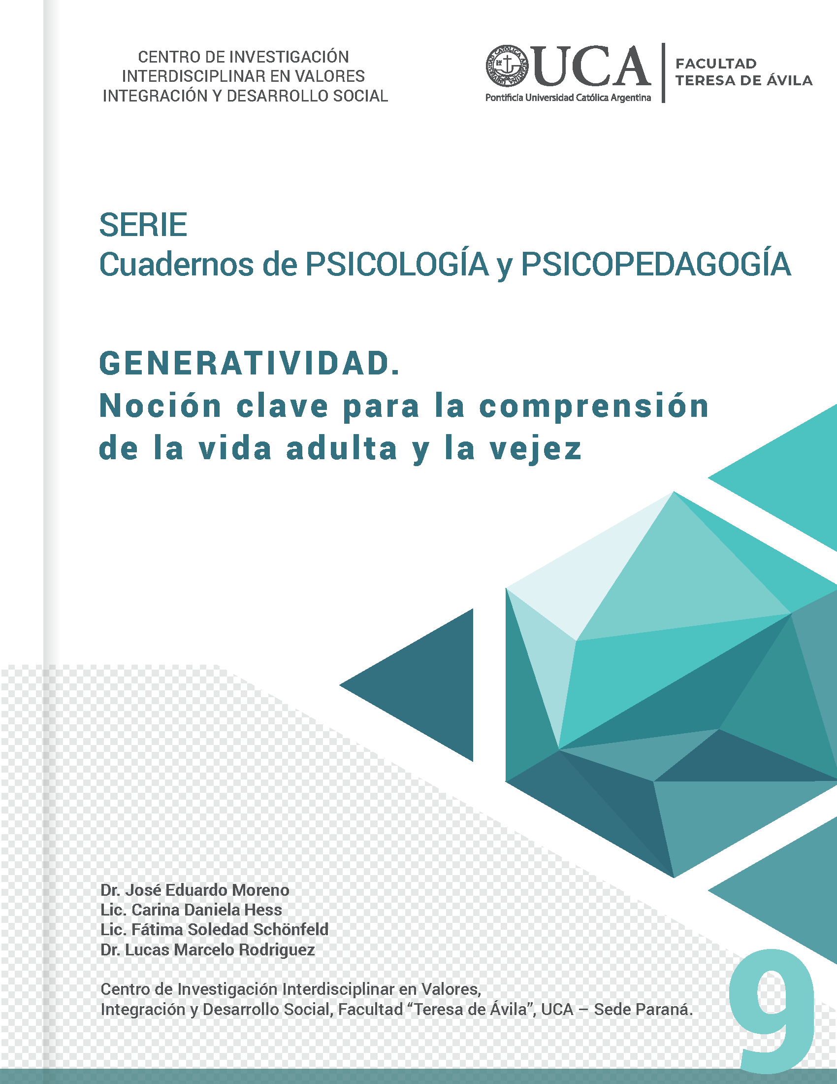 Imagen de portada del libro Generatividad. Noción clave para la comprensión de la vida adulta y la vejez