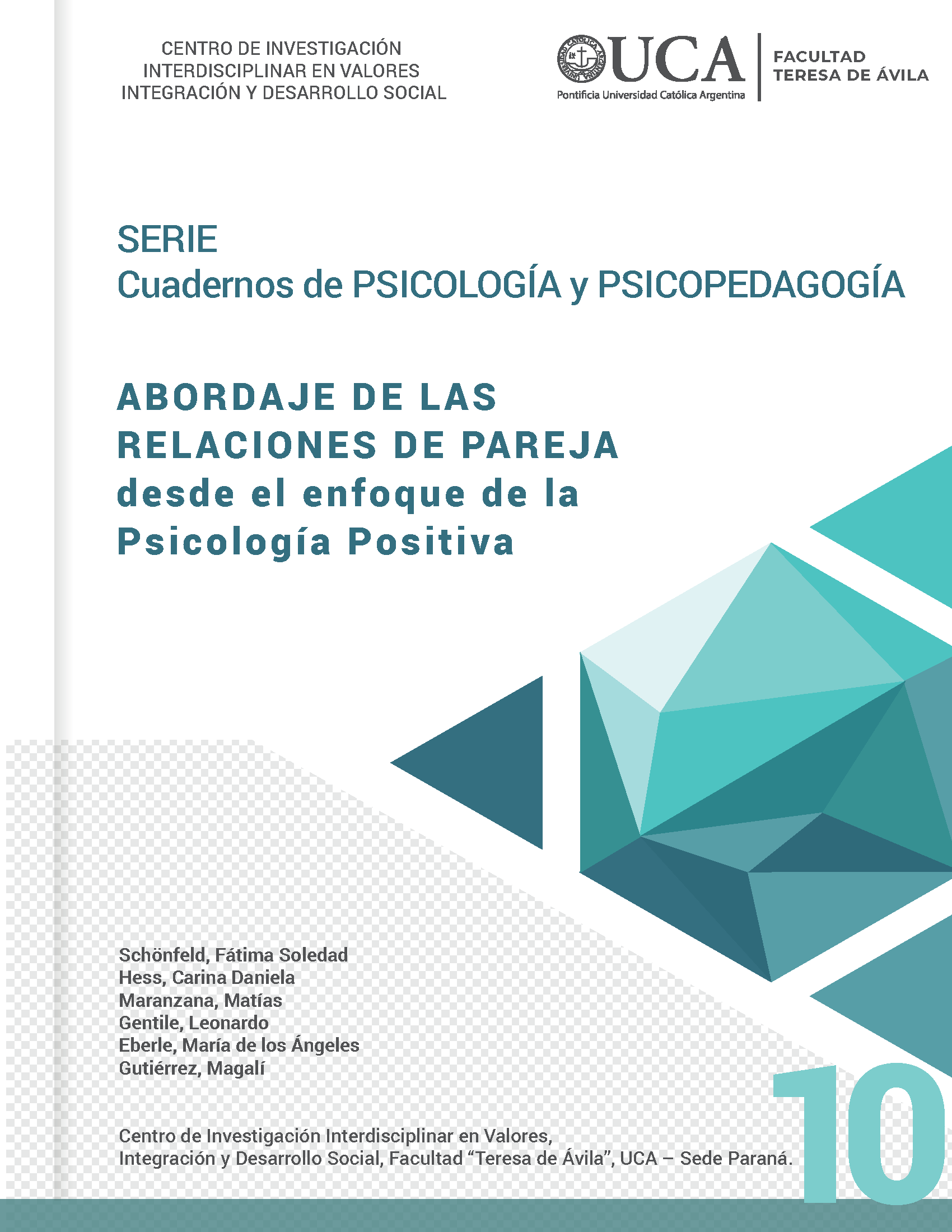 Imagen de portada del libro Abordaje de las relaciones de pareja desde el enfoque de la Psicología Positiva