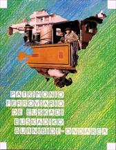 Imagen de portada del libro Patrimonio ferroviario de Euskadi = Euskadiko burnibide-ondarea