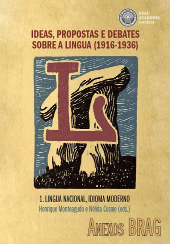 Imagen de portada del libro Ideas, propostas e debates sobre a lingua (1916-1936)