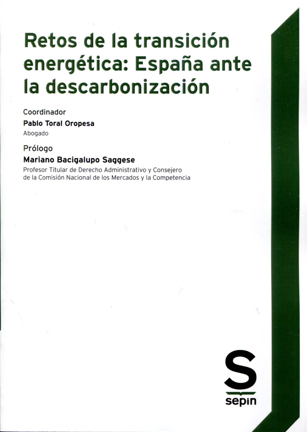 Imagen de portada del libro Retos de la transición energética