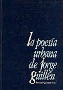 Imagen de portada del libro La poesía urbana de Jorge Guillén en el contexto de la lírica española