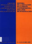 Imagen de portada del libro Historia de la educación en la España contemporánea